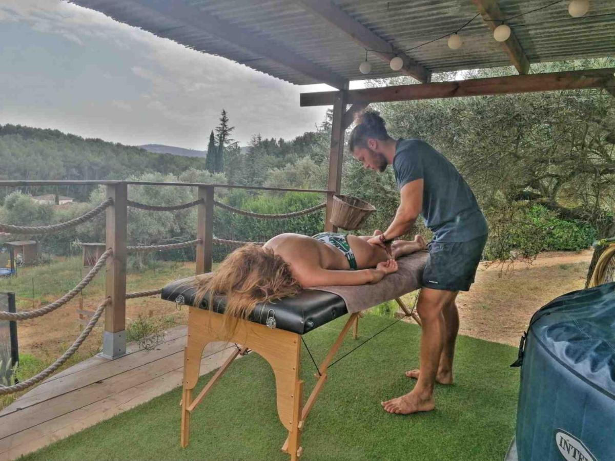 Dépend Atypiq Bohème,piscine chauffée toute l'année, jacuzzi,sauna,loisirs nature Le Beausset Extérieur photo