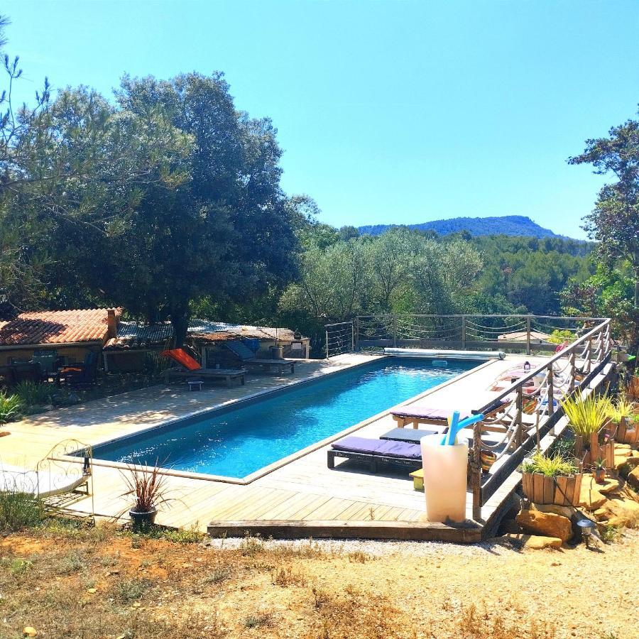 Dépend Atypiq Bohème,piscine chauffée toute l'année, jacuzzi,sauna,loisirs nature Le Beausset Extérieur photo